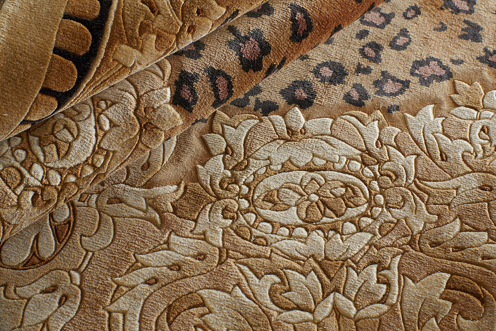 Китайский ковёр из шёлка «SHANGHAI SILK» GS2355-K2212(Round)
