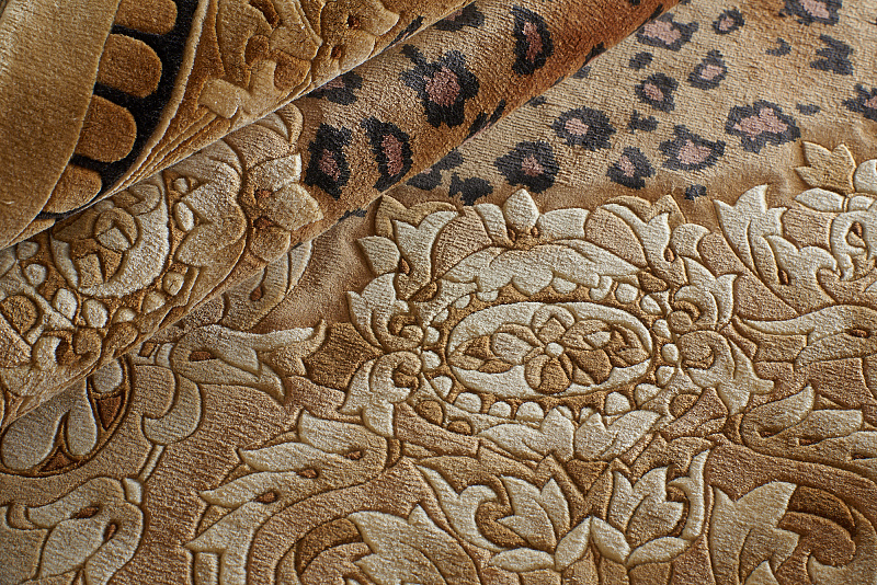 Китайский ковёр из шёлка