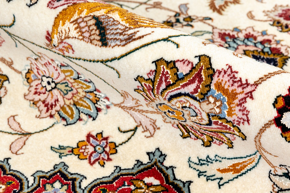 Иранский ковер из шерсти и шёлка «TABRIZ IR» 801-4290-IR