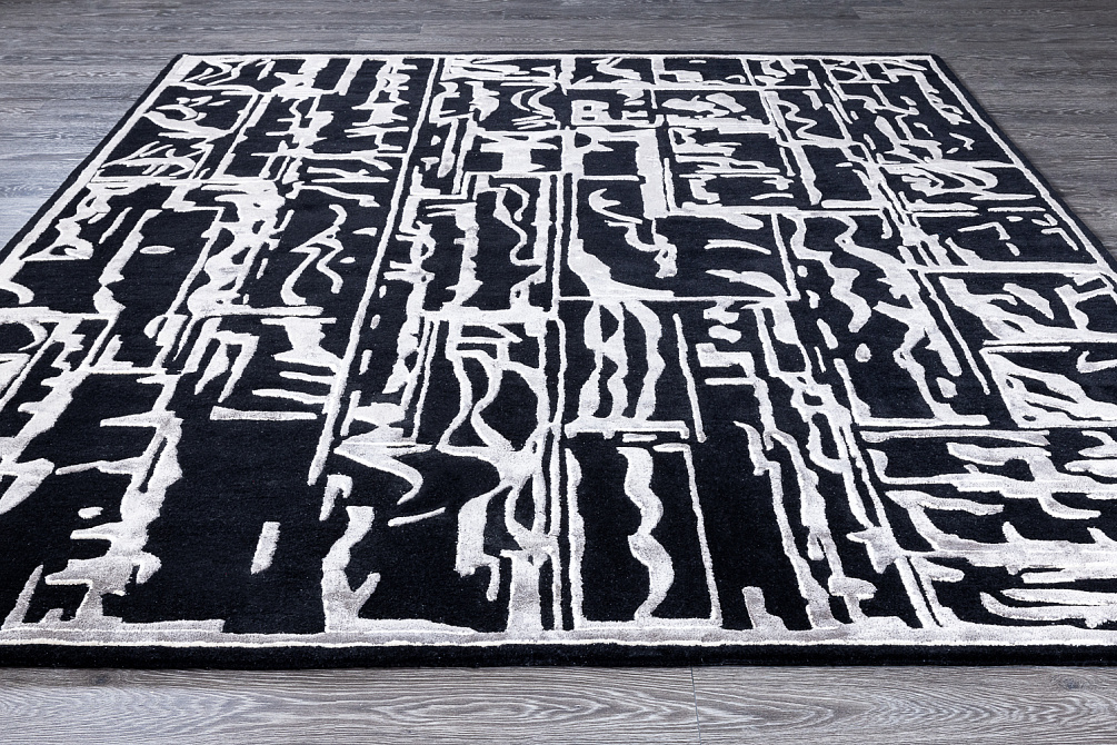 Индийский ковер из шерсти и арт-шёлка «Art de Vivre by DETALI» design Elena Lushkina «RELIEF-5»