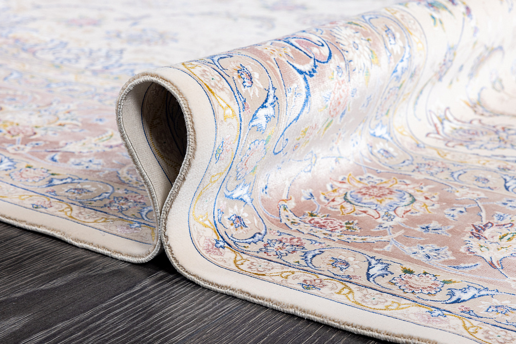 Иранский ковёр из шёлка, модала и акрила «MASTERPIECE QUM» 032-22-Shahan-1524-CRE