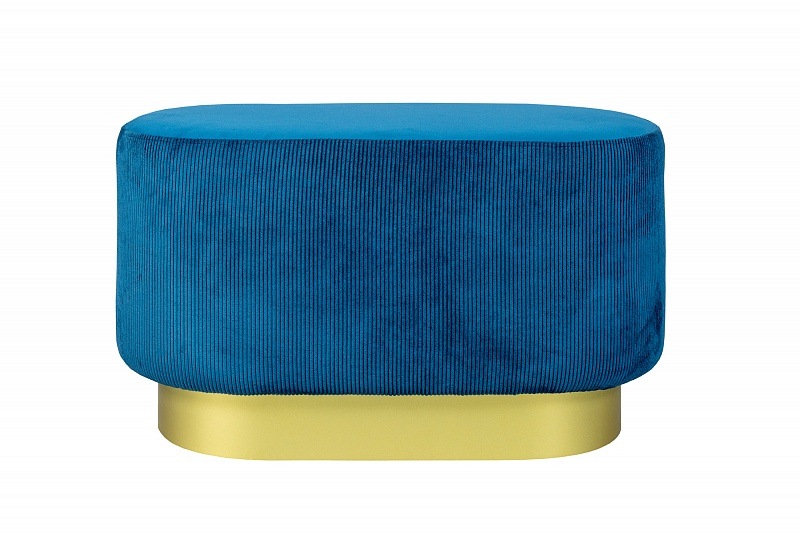 Пуф синий 820х460х420