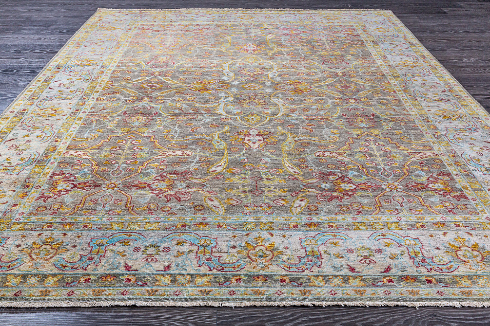 Индийский ковёр из шерсти «ZIEGLER ZERO» 1742-LT.BROWN