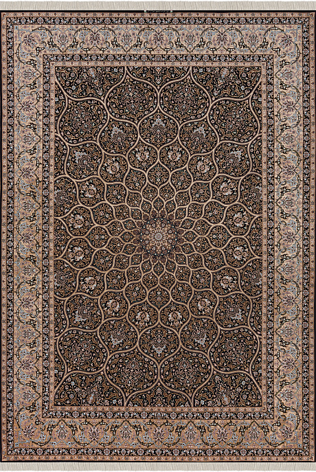 Иранский ковер из шерсти и шёлка «ISFAHAN IR» 14-206-IR