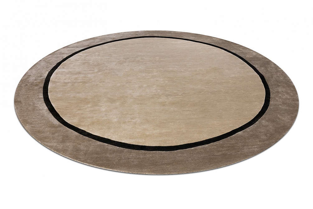 Индийский ковер из шёлка «SILK BORDER» V9-MLT(Round)