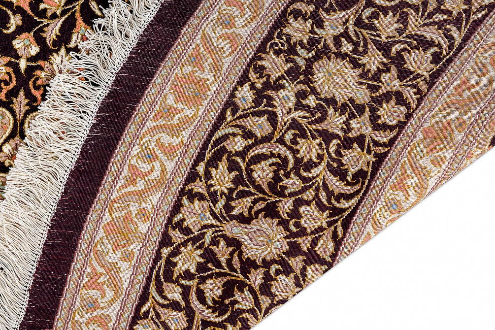 Иранский ковер из шёлка «QUM MM IR» 14-244-IR(Oval) 4