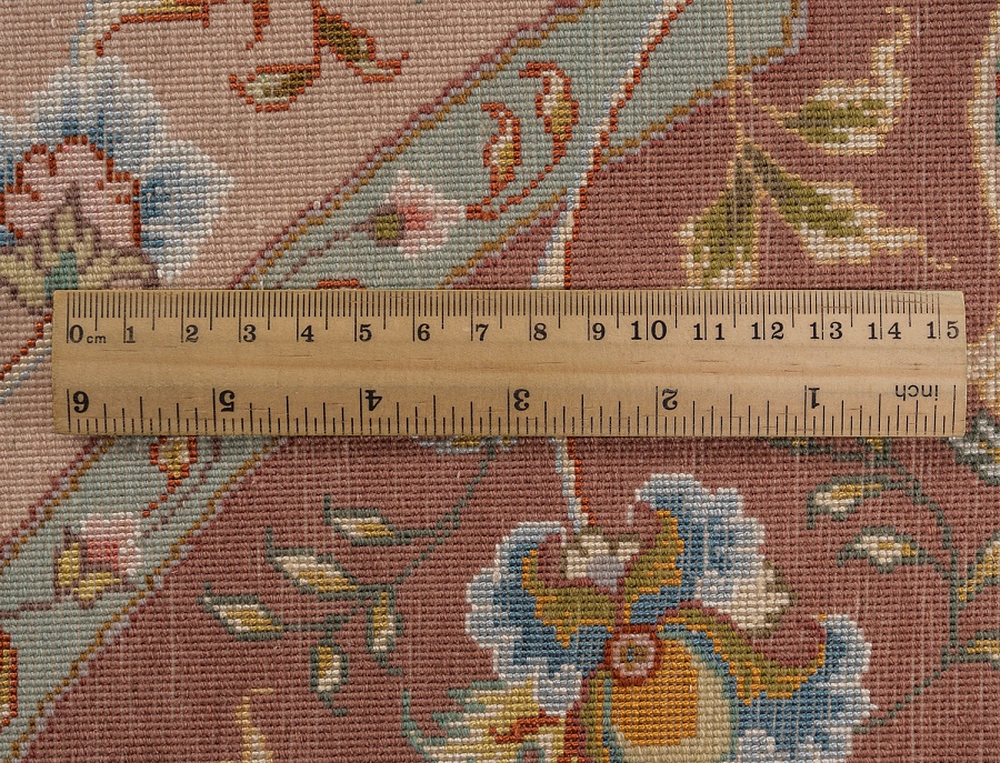 Иранский ковер из шерсти и шёлка «TABRIZ 40» 14-01-IR(Round) 4