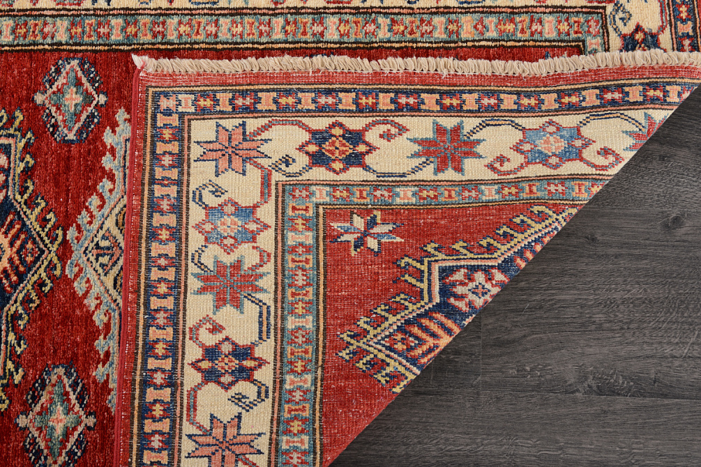 Пакистанский ковёр из шерсти «KAZAK CLASSIC» RED-IVR(82X111)