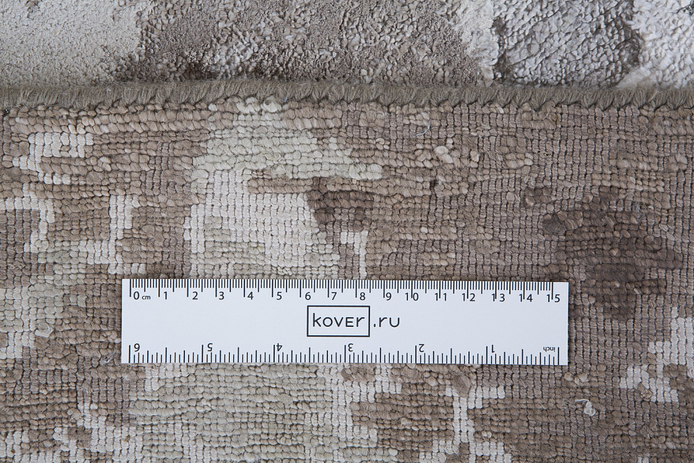 Индийский ковёр из арт-шёлка «STORM» FR1217B-BGE-NEW