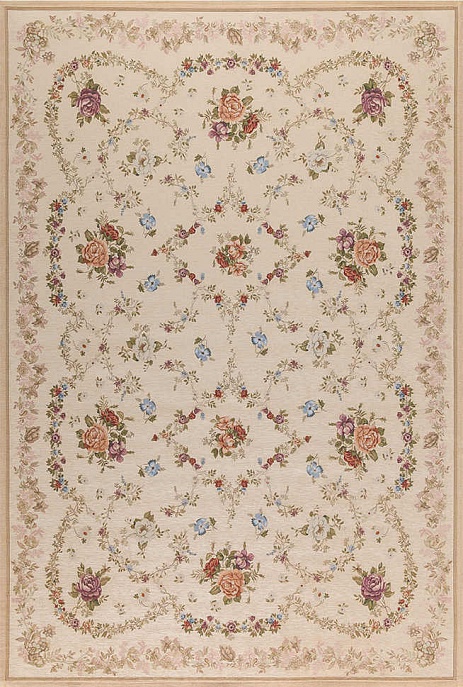 Бельгийский ковер из вискозы, акрила и хлопка «ELEGANT TAPESTRY» DUBLIN-IVR