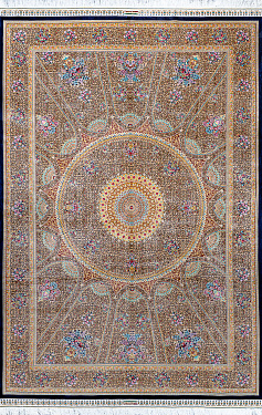 Иранский ковёр из шёлка и модала