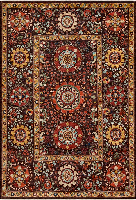Пакистанский ковер из шерсти «FARAHAN SUZANI» 966