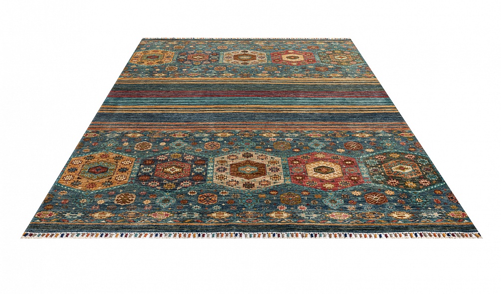 Пакистанский ковер из шерсти «SHAWL KANDI» MULTY-MULTY(169x236)