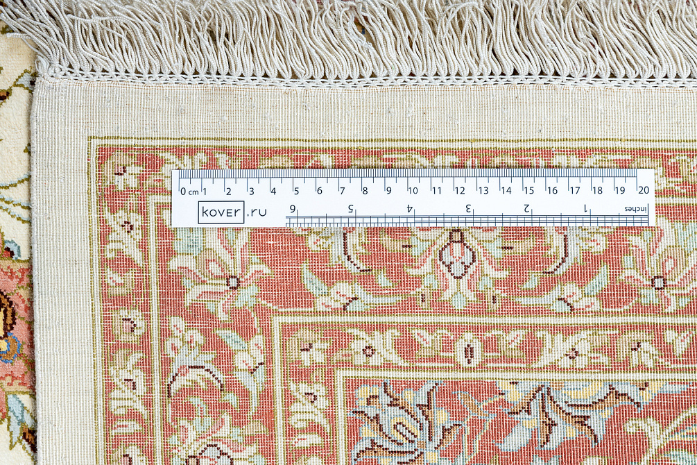 Иранский ковёр из шёлка «QUM MM IR» 12-125-IR