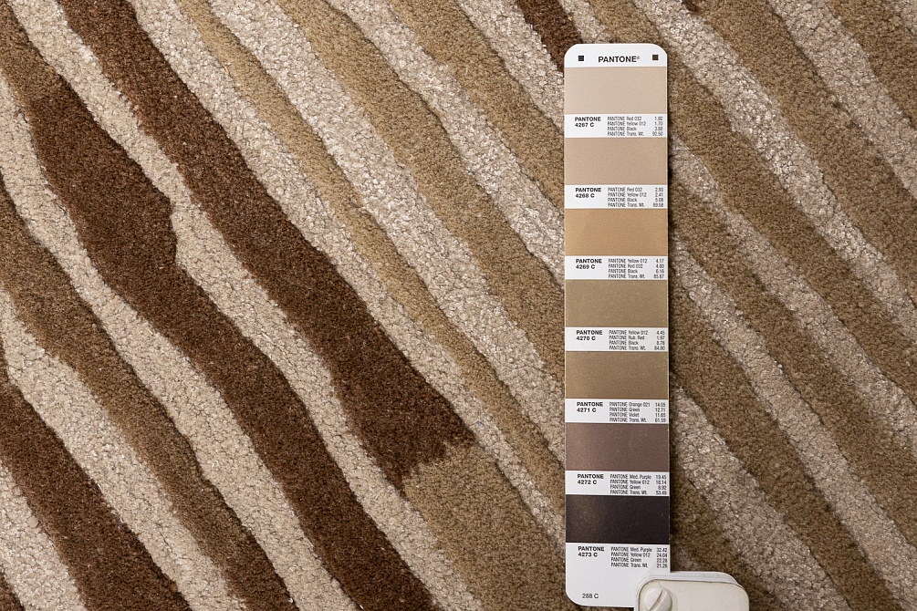 Индийский ковер из шерсти, хлопка и арт-шёлка «LUCIO» TOP262-A.WHITE-T.BROWN 10