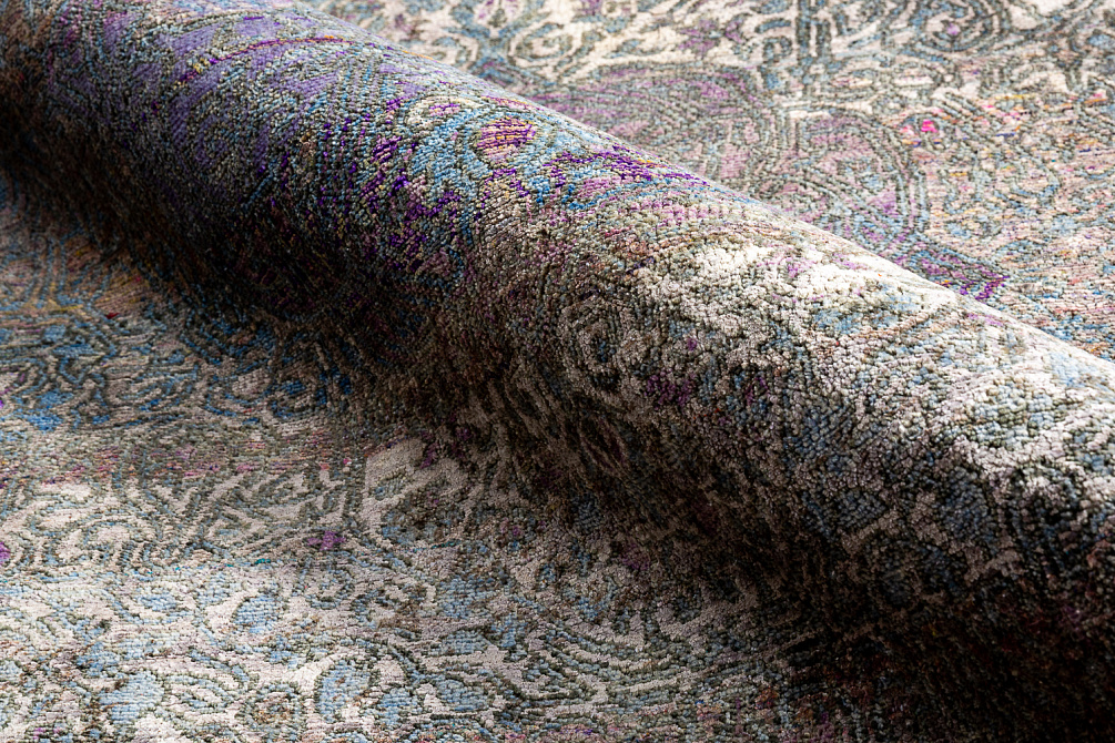 Индийский ковёр из шерсти и шёлка «ETHNIC VINTAGE» BROWN(300x442)