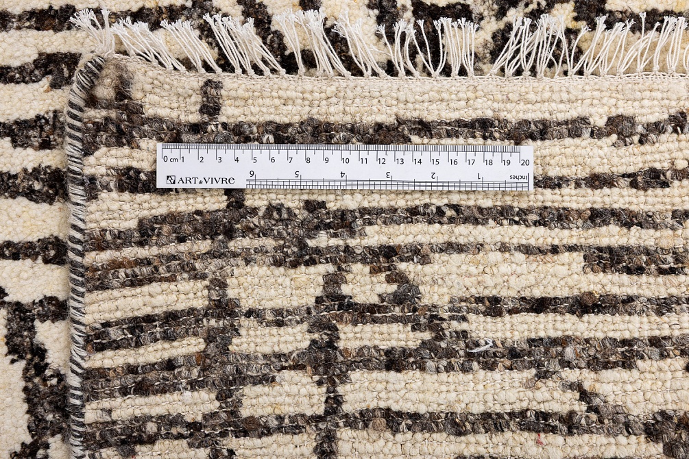 Индийский ковер из шерсти «SORRENTO» CE4610-IVORY-M.BROWN