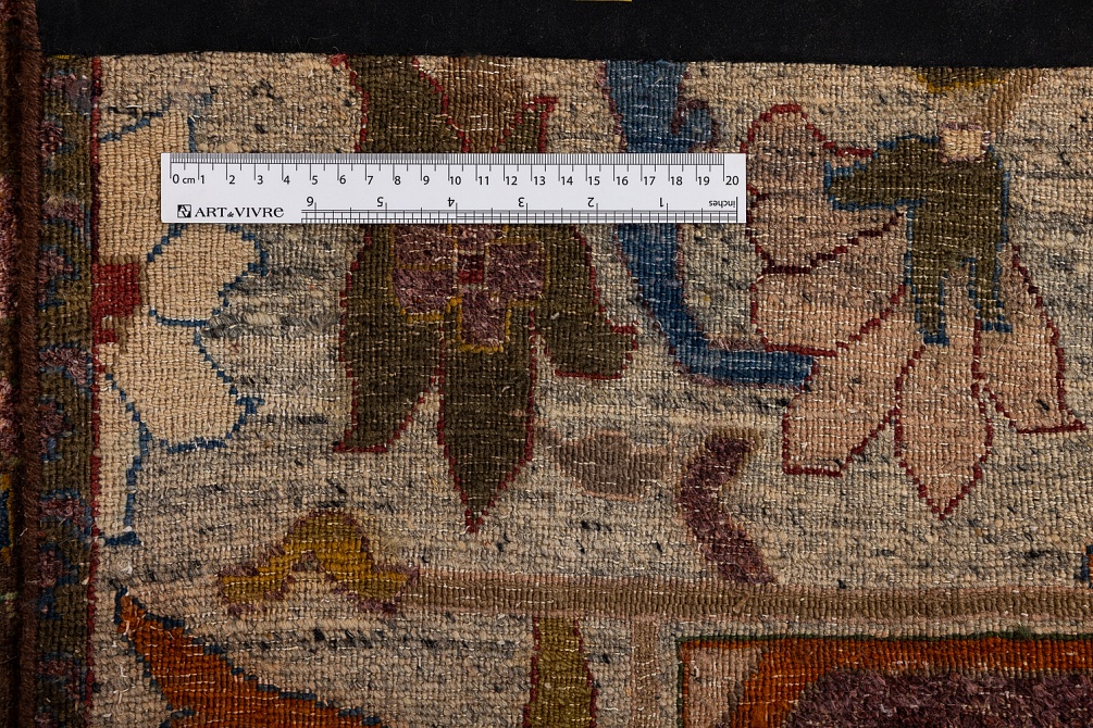 Индийский ковер из шерсти «ZIEGLER VINTAGE» AC228-PINK-MIX(370x442)