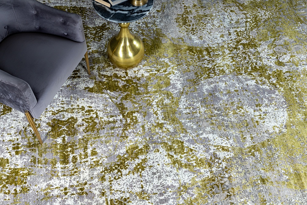 Индийский ковер из шерсти и шёлка «WEST HOLLYWOOD» PJ23554-GREEN 12