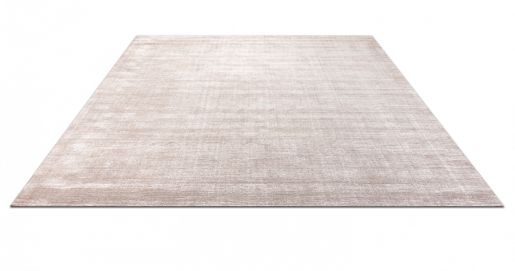 Индийский ковер из шерсти и арт-шёлка «MURUGAN» PLAIN-TAUPE-AG06/A036 2