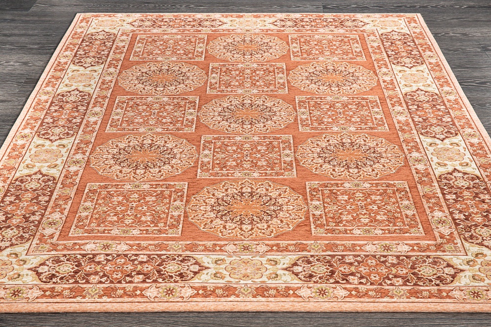 Бельгийский ковер из вискозы, акрила и хлопка «ELEGANT TAPESTRY» FIBLO-8125-VX-ROS
