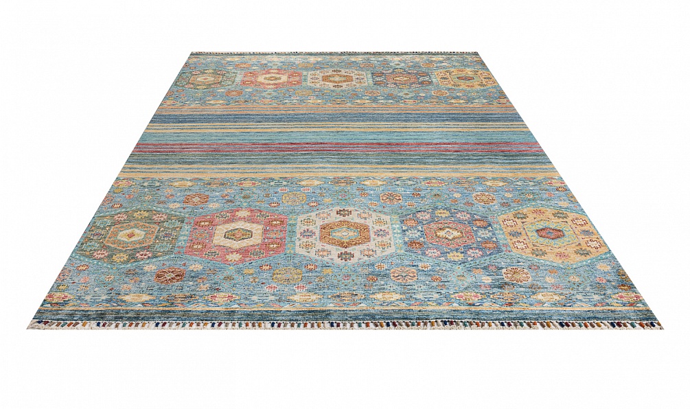 Пакистанский ковер из шерсти «SHAWL KANDI» MULTY-MULTY(169x236)