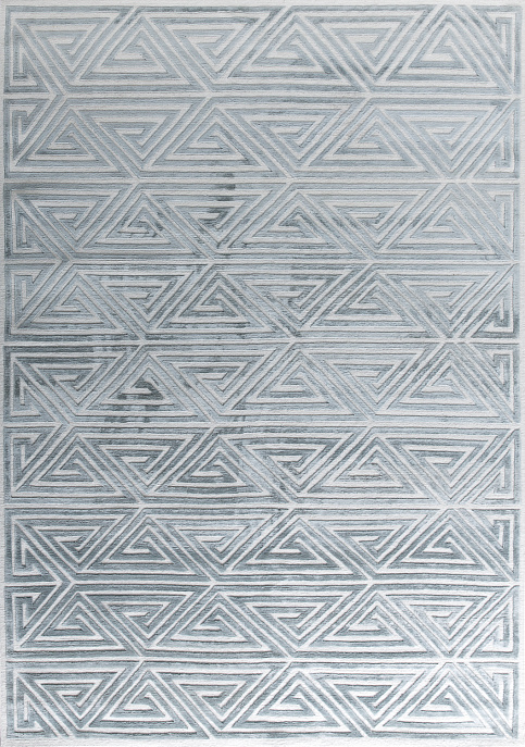 Непальский ковер из шерсти и шёлка «ART DECO RUGS» 147312-35-BLEACH-WHT SM-3