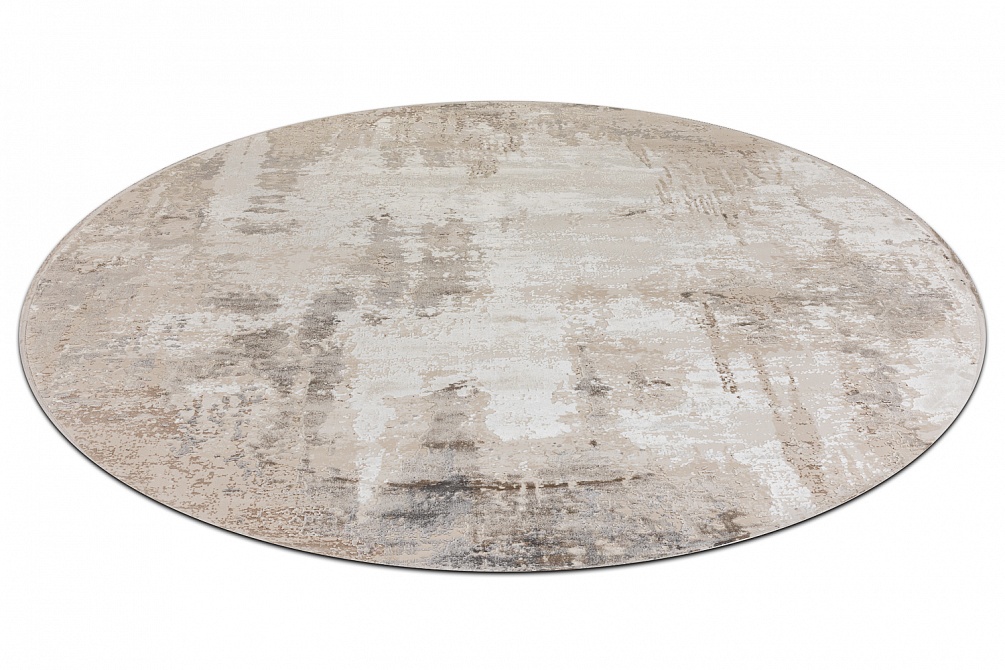 Турецкий ковер из эвкалиптового шёлка и акрила «CHERUTTI» 1935-BGE(Round) 2
