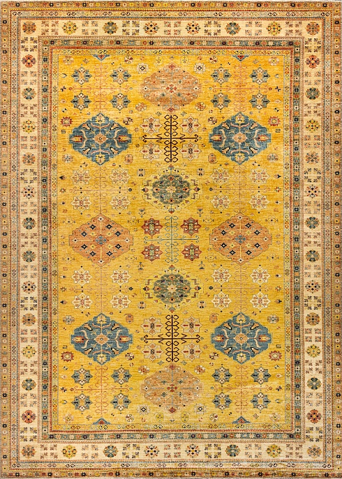 Пакистанский ковер из шерсти «KAZAK ROYAL» 23532-GLD-IVR
