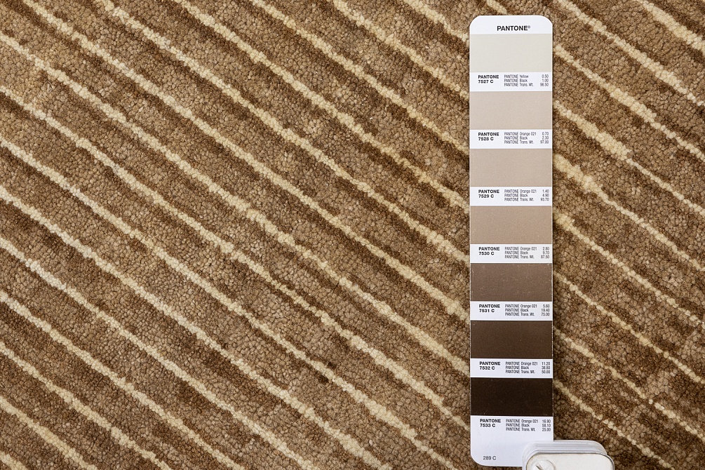 Индийский ковер из шерсти, шёлка и хлопка «HOLLYWOOD ART» CE6105-BROWN