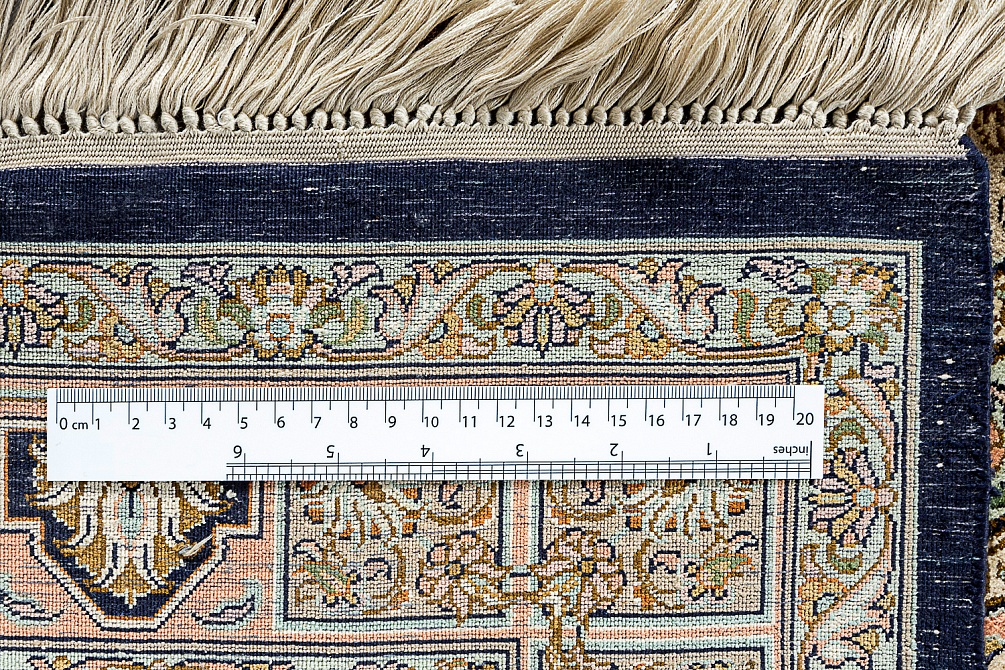 Индийский ковер из шёлка «KASHMIR SILK 24Х24» CEILING GUMBAD