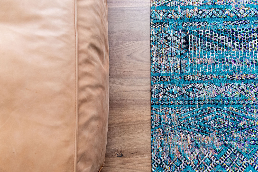 Бельгийский ковёр из хлопка и шерсти «ANTIQUARIAN» 9110-ZEMM-BLUE