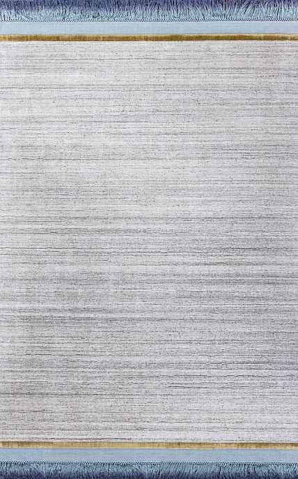 Индийский ковер из арт-шёлка и шерсти «ORITO» OTO08-STONE