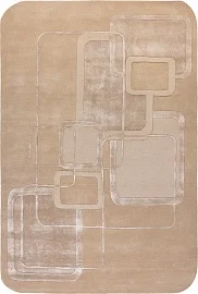 Индийский ковер из шерсти и эвкалиптового шёлка «VELVET MIRAGE» ARTE LIGHT TAUPE 1