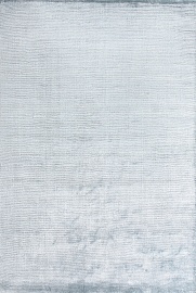 Индийский ковер из шерсти и арт-шёлка «MURUGAN» PLAIN-BLU-BH10/D052 1