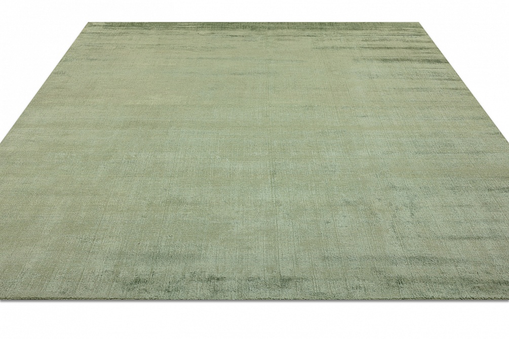 Индийский ковер из арт-шёлка и хлопка «CROSS SPEСIAL» B105-OLIVE 2