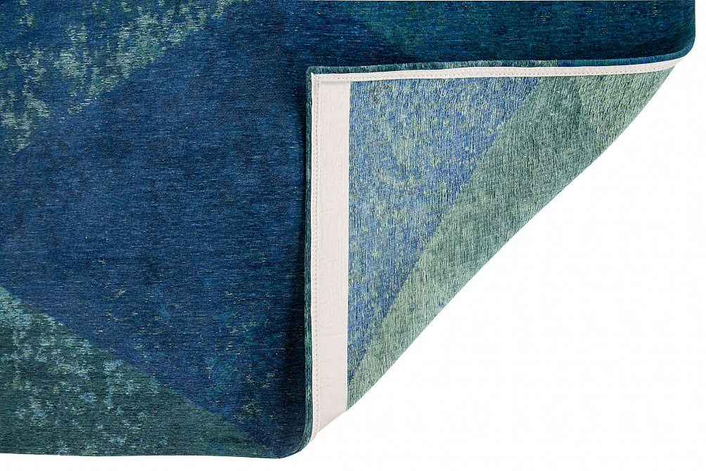 Бельгийский ковер из полиэфирного шёлка «Christian Fischbacker» 9052-SAPHIR-BLUE