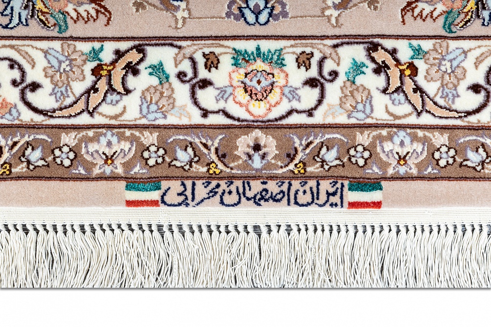 Иранский ковер из шерсти и шёлка «ISFAHAN IR» 14-307-IR MEHRABI