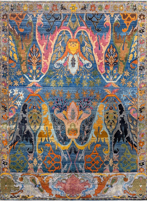 Индийский ковер из шерсти «ZIEGLER VINTAGE» AC228-BLU-MIX(276x375) 1