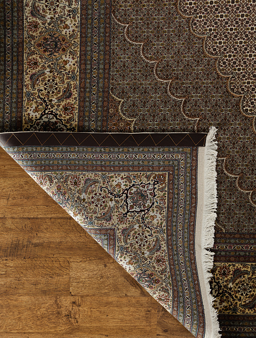 Иранский ковёр из шерсти и шёлка «TABRIZ MAHI» 828-473-IR