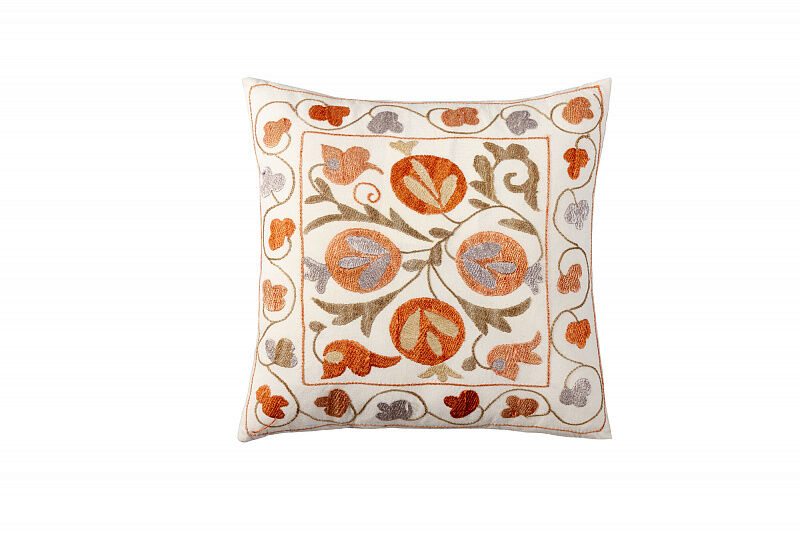 UZBEK SUZANI PILLOW 41/41 R -(41X41)_UZB/R/230-822-869-252L1217919 Турция Хлопок/Шёлк