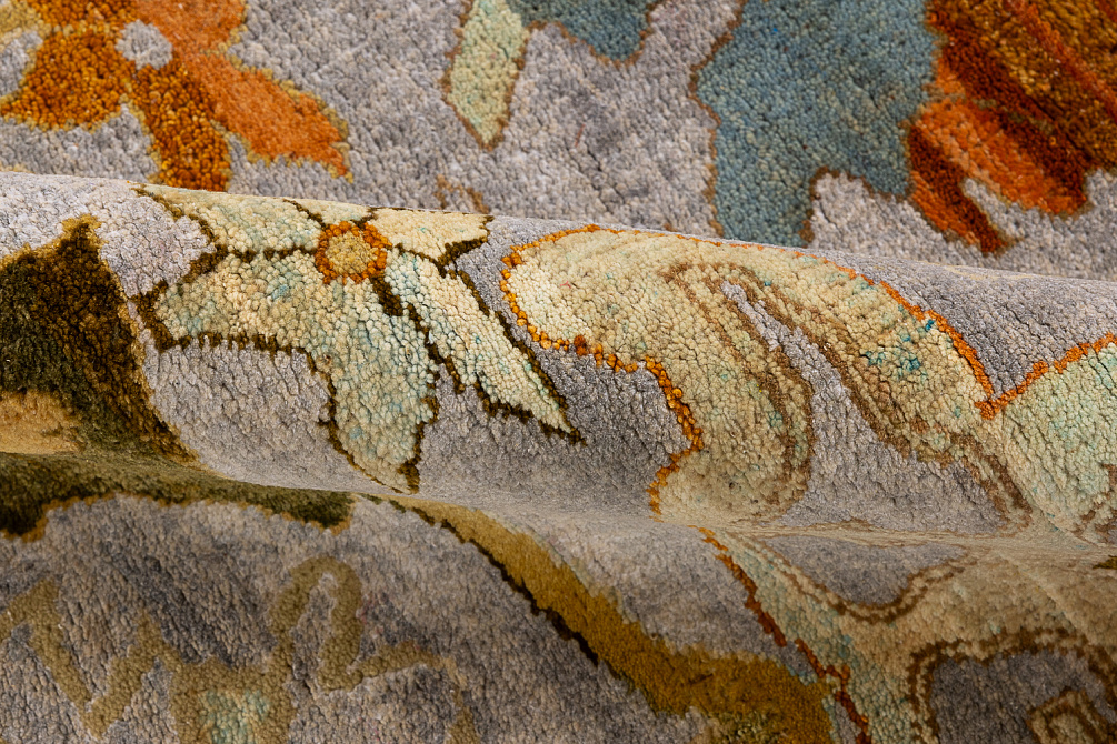 Индийский ковер из шерсти и хлопка «ZIEGLER VINTAGE» CAD7-GREY-MIX(275x280)