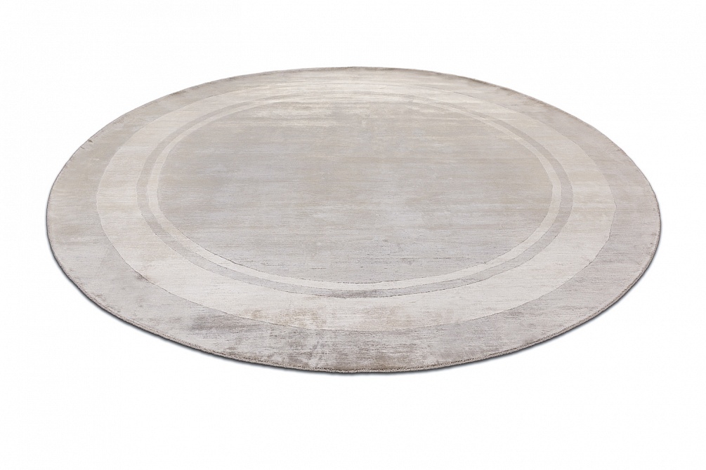 Индийский ковер из шёлка «SILK BORDER» V6-MLT(Round)