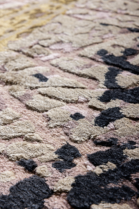 Непальский ковер из эвкалиптового шёлка, шерсти и алоэ «CERAMICS» CERAMICS03-MLT