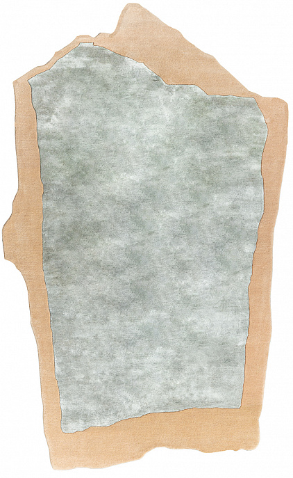 Индийский ковер из шерсти и арт-шёлка «UNEVEN» DESIGN3