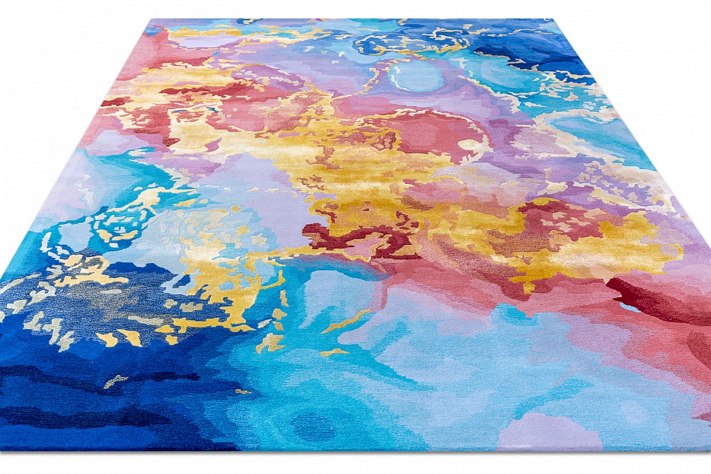 Китайский ковер из шерсти и арт-шёлка «PRISMATIC N» PRS18-MLT