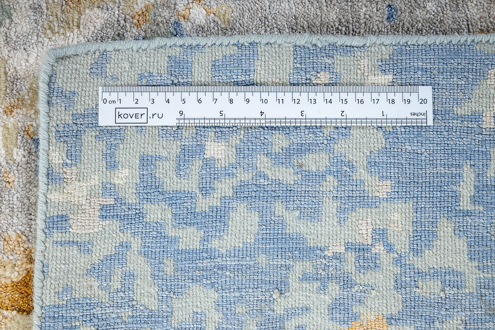 Индийский ковёр из шерсти и арт-шёлка «MODERN TEXTILE» NATURE COD-09