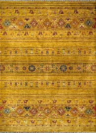 Пакистанский ковер из шерсти «SHAWL KANDI» GRN-GRN 1