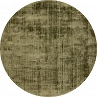 Индийский ковер из арт-шёлка и хлопка «CROSS SPEСIAL» B064-TOBACCO(Round) 1