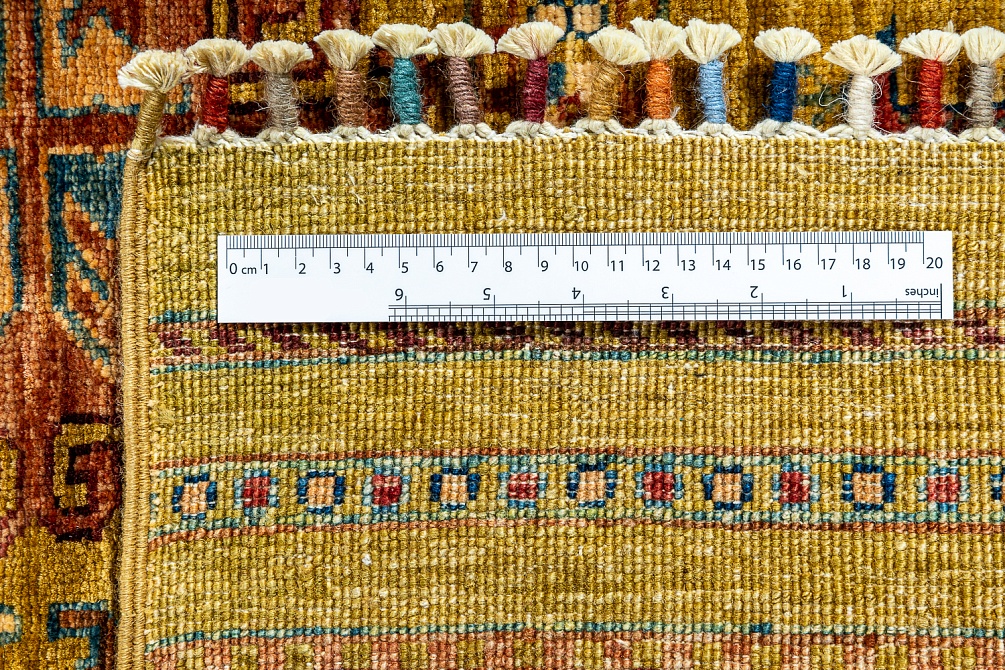 Пакистанский ковер из шерсти «SHAWL KANDI» GRN-GRN 8